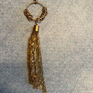 Gold Tassel Pendant Necklace - Women Jewelry